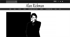 Desktop Screenshot of alanrickman.com