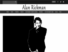 Tablet Screenshot of alanrickman.com